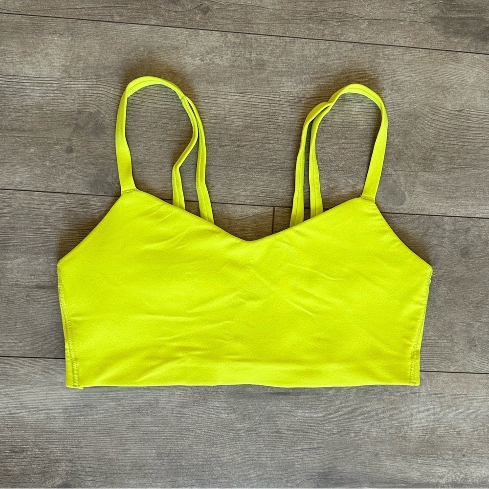 All in Motion Women’s Bright Vibrant Sports Bra Neon Size large